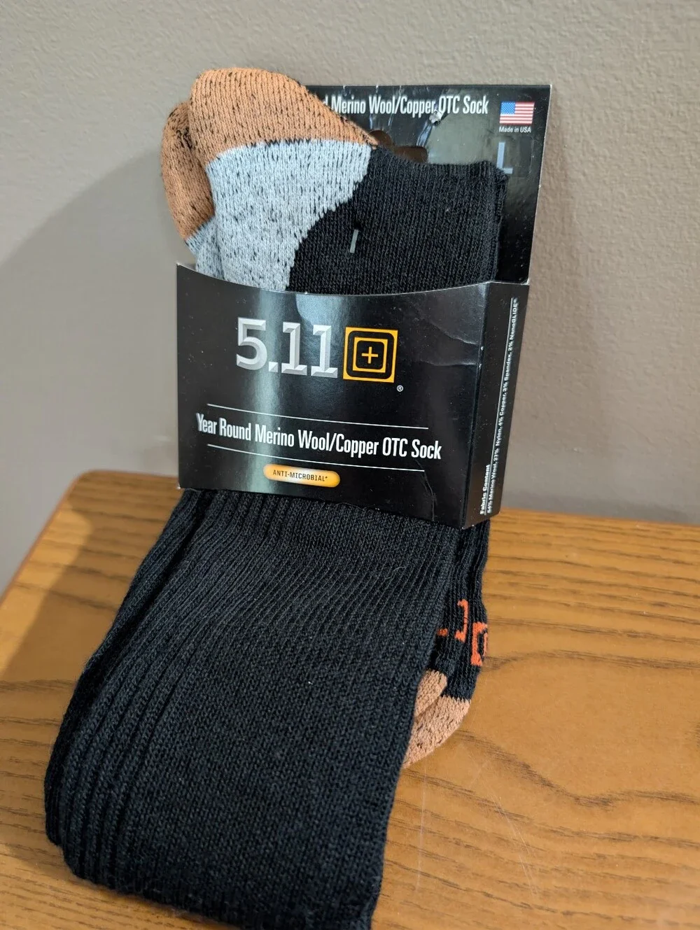 5.11 Tactical Wool Copper Socks Large
